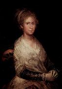 Francisco de Goya Portrait of Josefa Bayeu y Subias wife of painter Goya oil painting on canvas